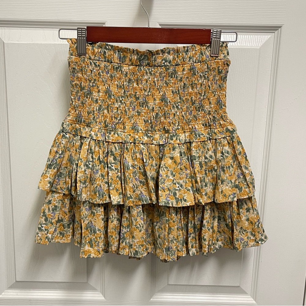 Reset Smocked and Tiered Floral Skirt - Picture 8 of 9